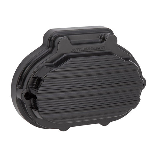 Arlen Ness, Transmission end cover 10-gauge, hydraulic.