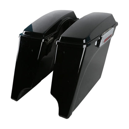 5" down extended saddlebag set