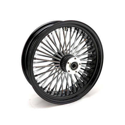 MCS radial 48 fat spoke rear wheel 5.50 x 18 black