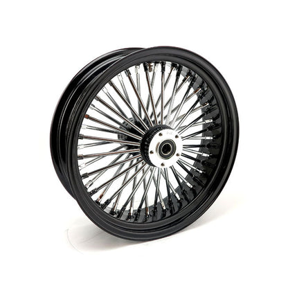 MCS radial 48 fat spoke rear wheel 5.50 x 18 black