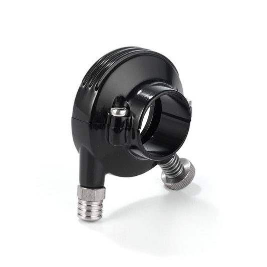 K-Tech 1" Deluxe throttle housing. Black anodized aluminum
