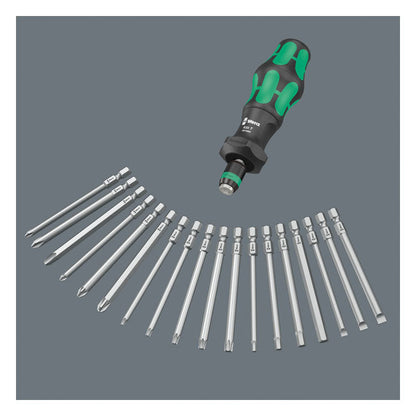 Wera, Kraftform kompakt turbo 1. 19-pc bit set