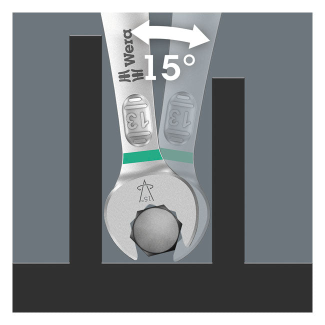 Wera wrenches open/box end 16mm Joker 6003 series metric
