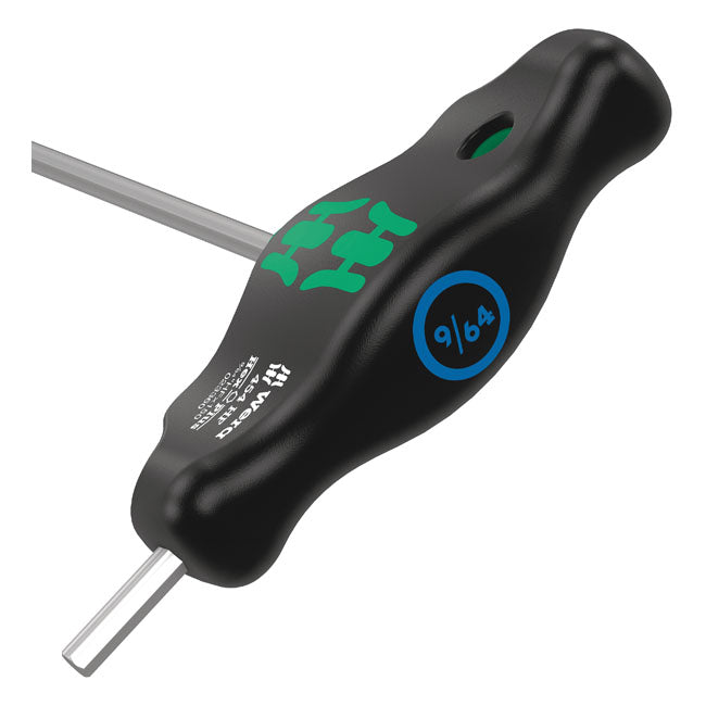 Wera HF T-handle hexdriver series 454 Size 9/64"