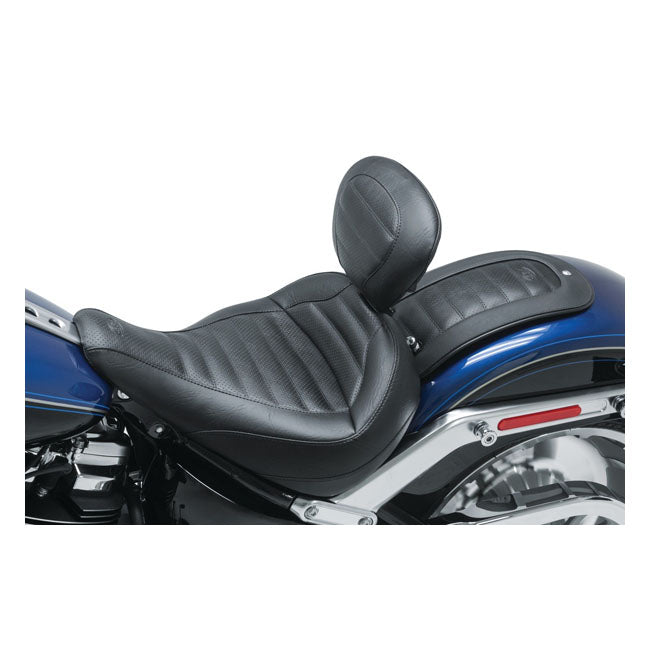 Mustang, rear fender bib Plain with braided edges