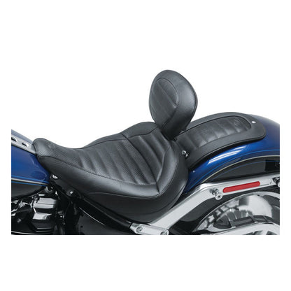 Mustang, rear fender bib Plain with braided edges