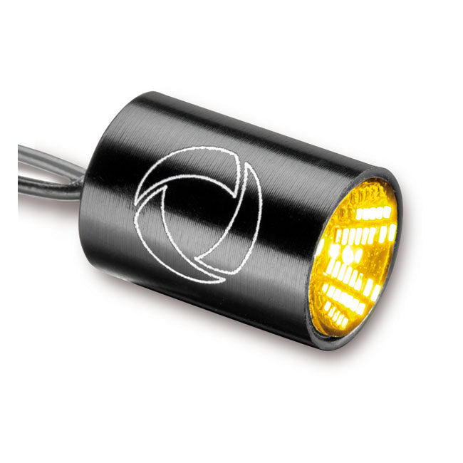 Kellermann, Atto® Integral turn signal. Black, clear lens