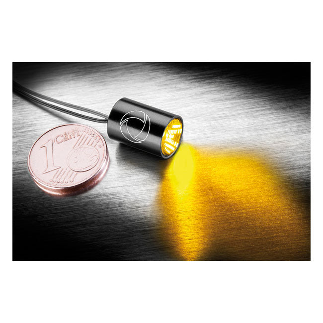 Kellermann, Atto® Integral turn signal. Black, clear lens