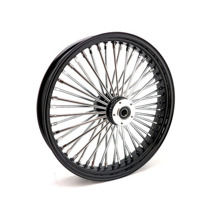 MCS radial 48 fat spoke front wheel 3.50 x 21 DF black