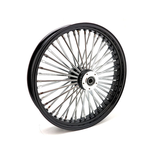MCS radial 48 fat spoke front wheel 3.50 x 21 DF black