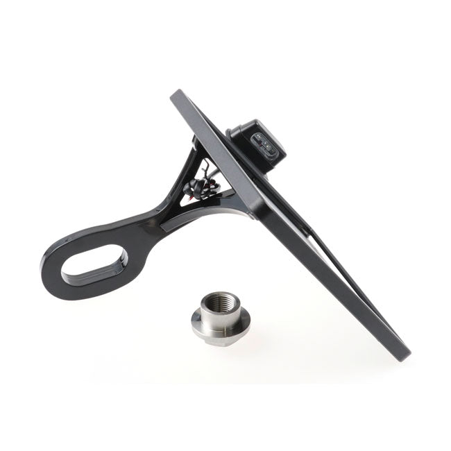 Cult-Werk, side mount license plate bracket, black Germany