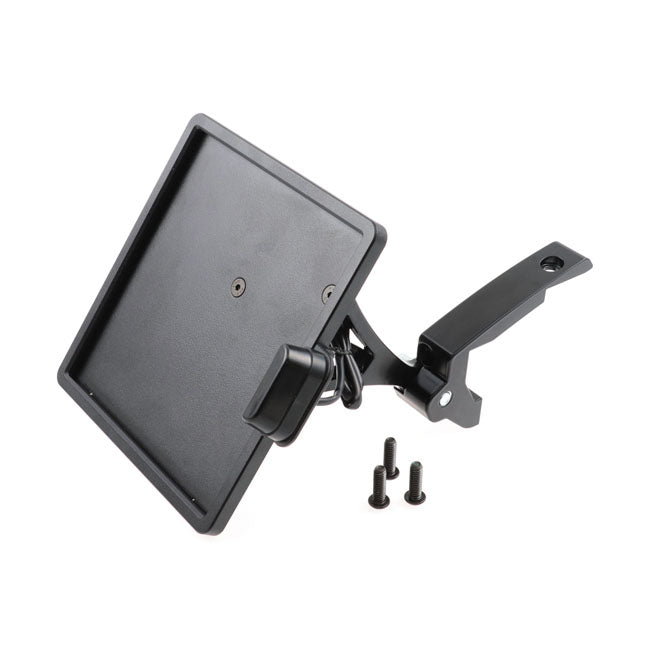 Cult-Werk, side mount license plate bracket, black Germany