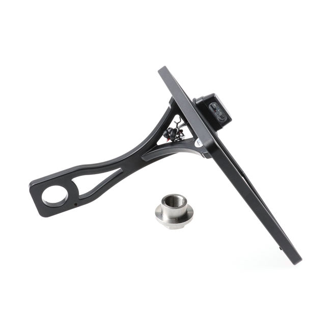 Cult-Werk, side mount license plate bracket, black Germany