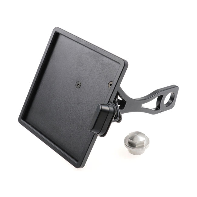 Cult-Werk, side mount license plate bracket, black Germany