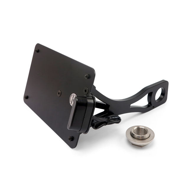 Cult-Werk, side mount license plate bracket, black France