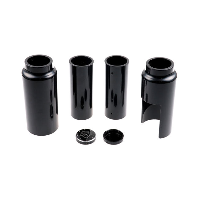 Cult-Werk, 6-piece fork tube cover kit Gloss black Logo