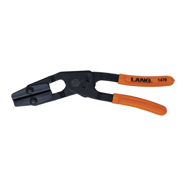 Lang Tools, angled hose pinch-off pliers. Medium