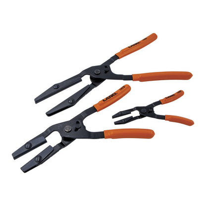 Lang Tools, angled hose pinch-off plier set