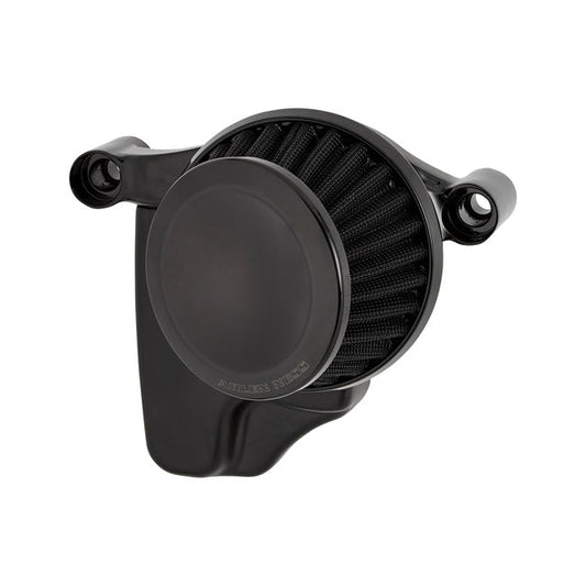Arlen Ness, Sportster Mini 22° air cleaner kit. All black