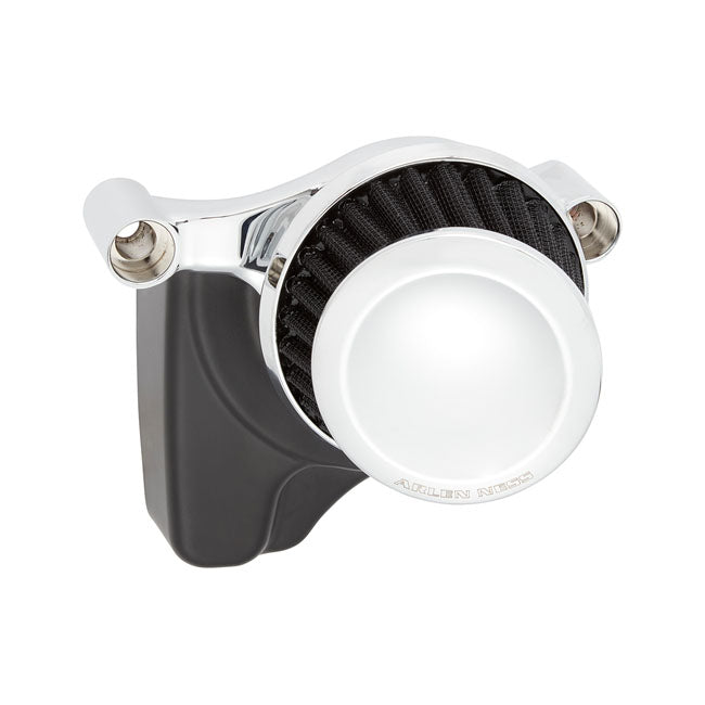 Arlen Ness, Sportster Mini 22° air cleaner kit. Chrome