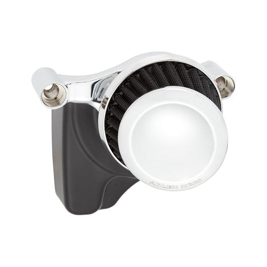Arlen Ness, Sportster Mini 22° air cleaner kit. Chrome