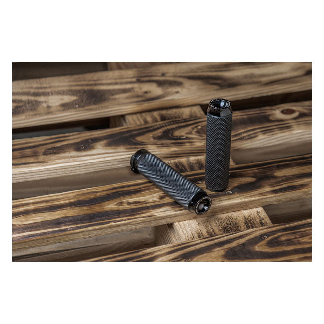 Rough Crafts, knurled rubber handlebar grips