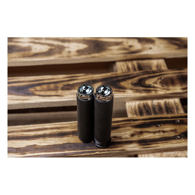 Rough Crafts, knurled rubber handlebar grips