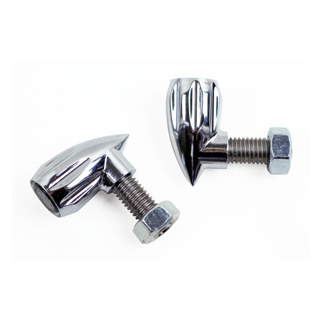 Kodlin, bullet grooved 3-1 taillight/turn signal combo. Chr.