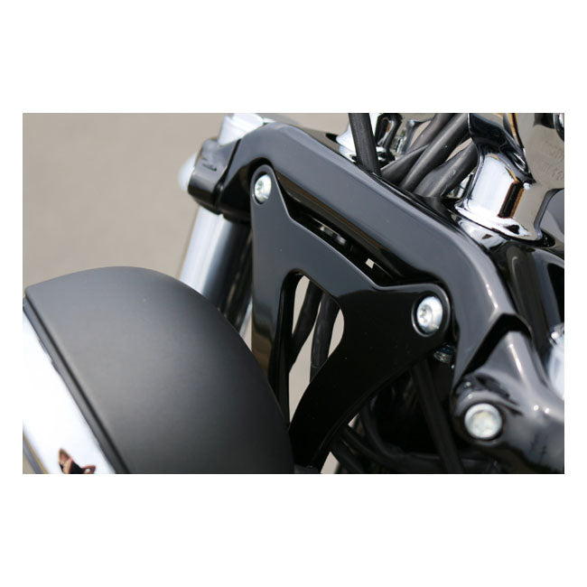 Kodlin, M8 Breakout headlamp conversion bracket. Black