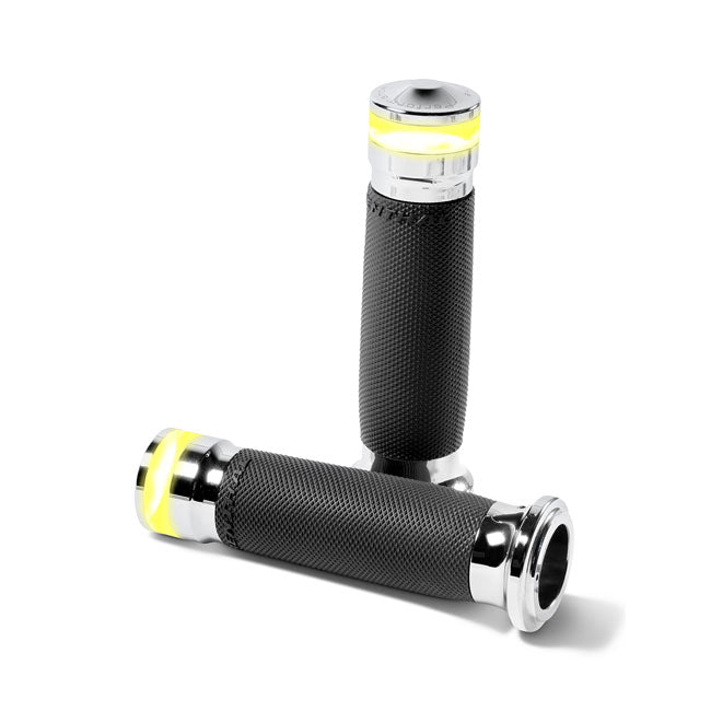 PM, Contour vision LED turn signal grips