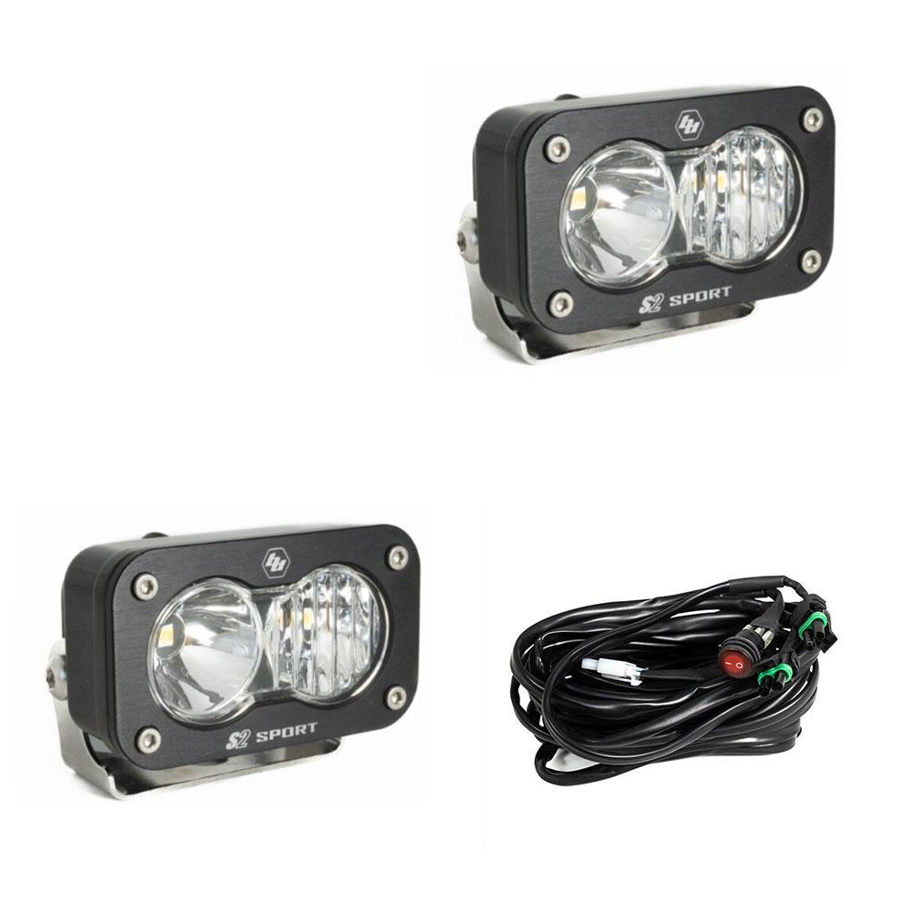 Baja Designs S2 Black LED Auxiliary Light Pod Pair