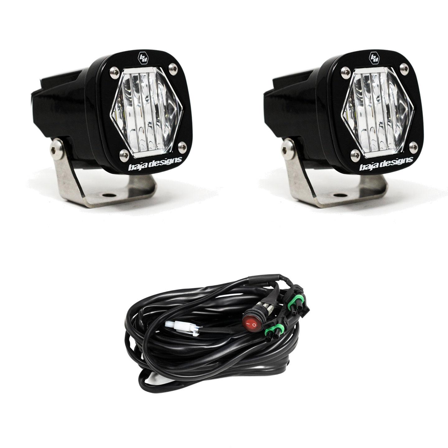 Baja Designs S1 Black LED Auxiliary Light Pod Pair