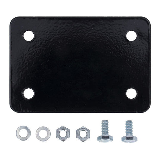 Dominator, clubstyle crash bar adapter bracket Dyna. Black