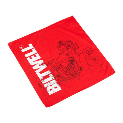 Biltwell Pan bandana red