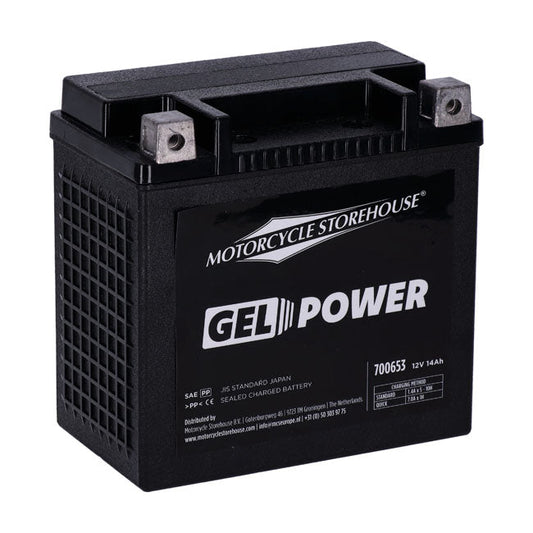 MCS, Nano Series sealed GEL battery. 12V, 14Ah, 260CCA