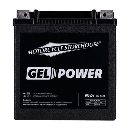 MCS, Nano Series sealed GEL battery. 12V, 30Ah, 416CCA