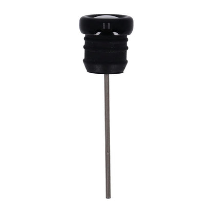 Oil tank dipstick with temperature gauge Black w/white face