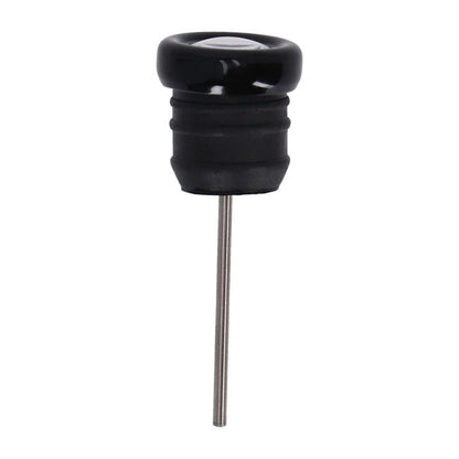 Oil tank dipstick with temperature gauge Black w/black face