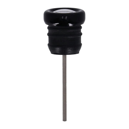 Oil tank dipstick with temperature gauge Black w/white face