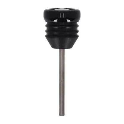 Oil tank dipstick with temperature gauge Black w/black face