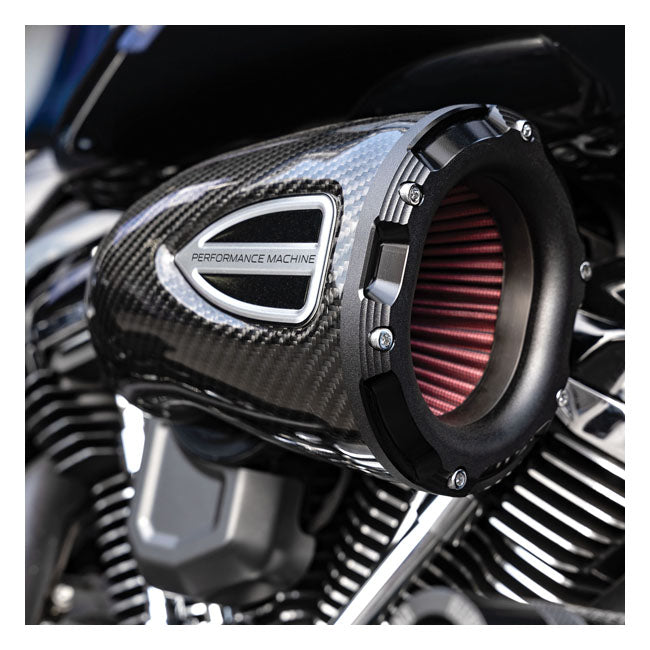 PM, C4 Series air cleaner Black carbon fiber