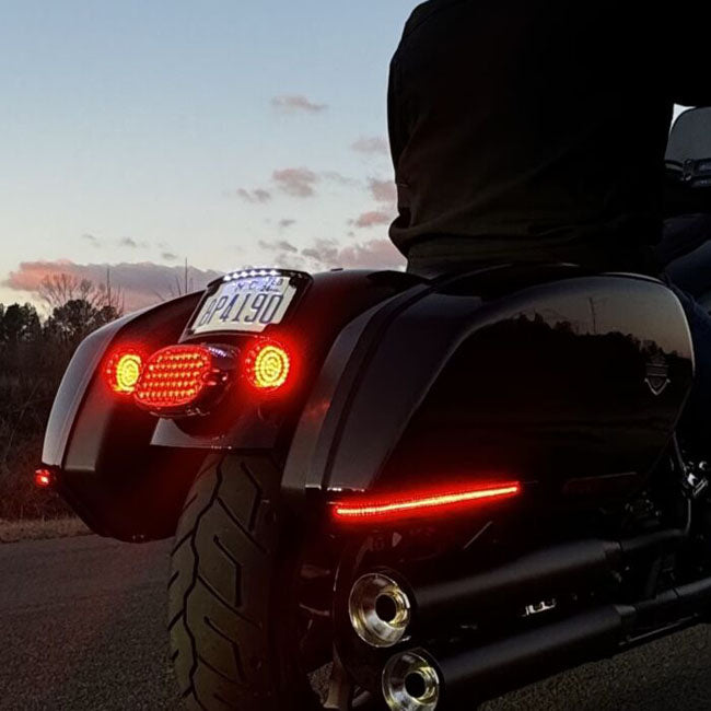 Custom Dynamics, LED Saddlebag Lights. Red