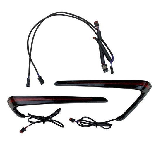 Custom Dynamics, LED Saddlebag Lights. Red
