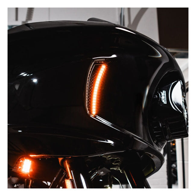 Custom Dynamics, ST Fairing Vent Lights. Black