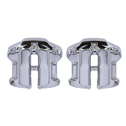 M8 Rocker box cover set. Chrome