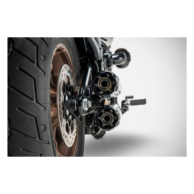 Zard, ''Overlapped'' 2-2 slip-on mufflers Plain