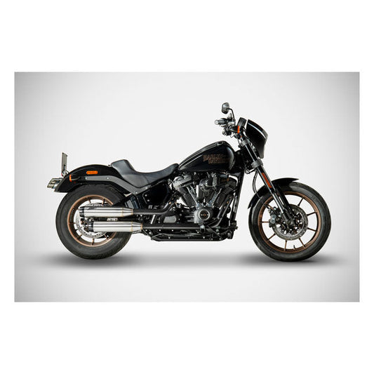 Zard, ''Overlapped'' 2-2 slip-on mufflers Plain