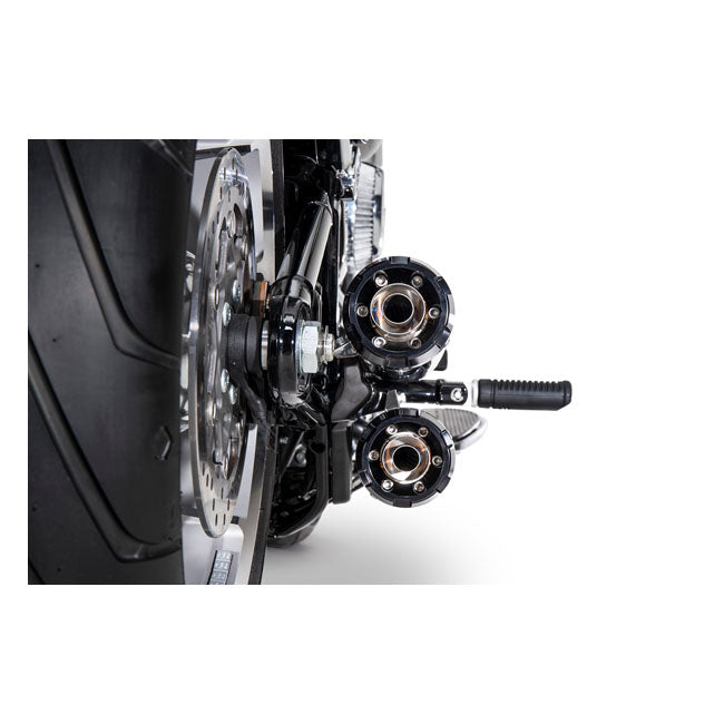 Zard, ''Overlapped'' 2-2 slip-on mufflers Plain