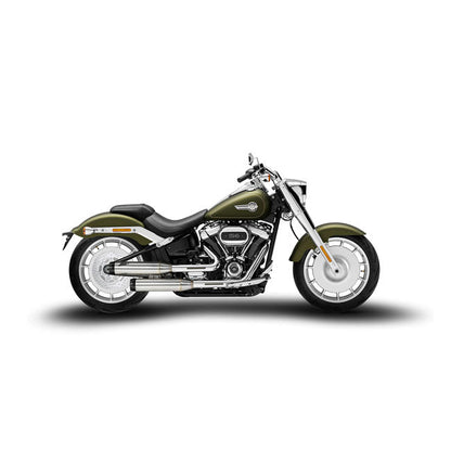 Zard, ''Overlapped'' 2-2 slip-on mufflers Plain
