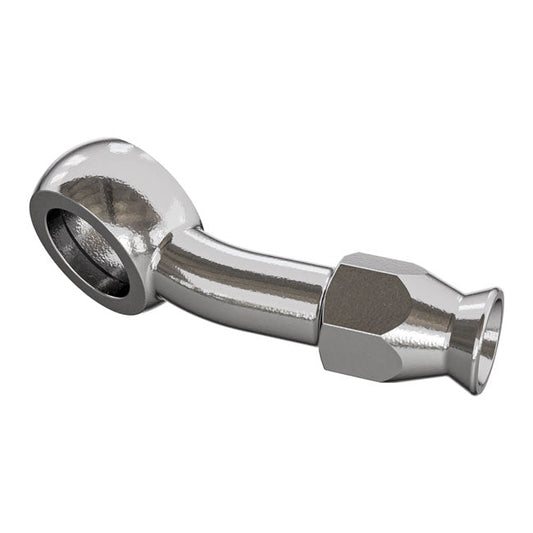 Goodridge, banjo 3/8"/M10. 20 degrees. Stainless Steel